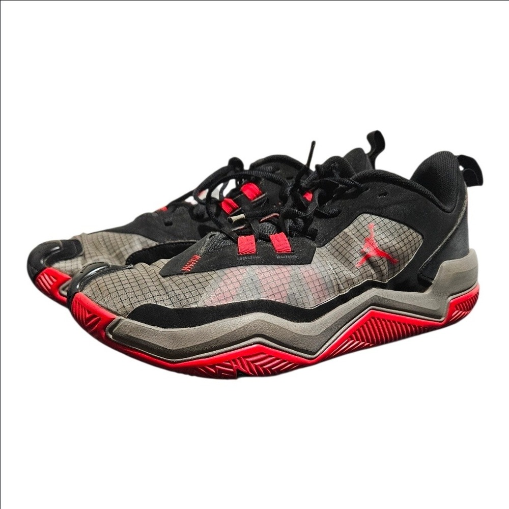 Jordan One Take 4 Black University Red Pewter DO7193-061 Mens 11.5 Basketball